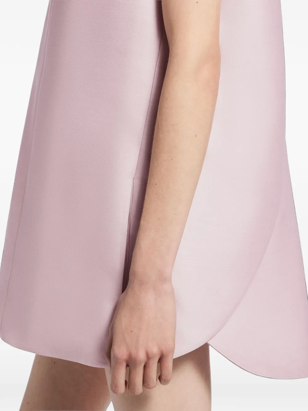Balenciaga Mouwloze coconvormige mini-jurk Roze
