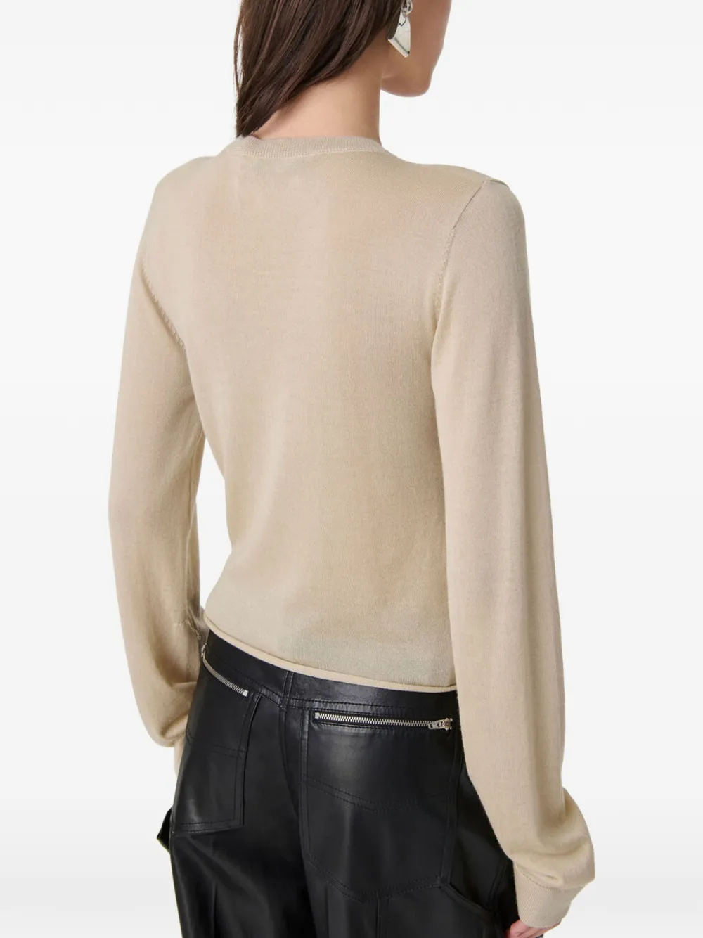 IRO Infini trui met V-hals Beige