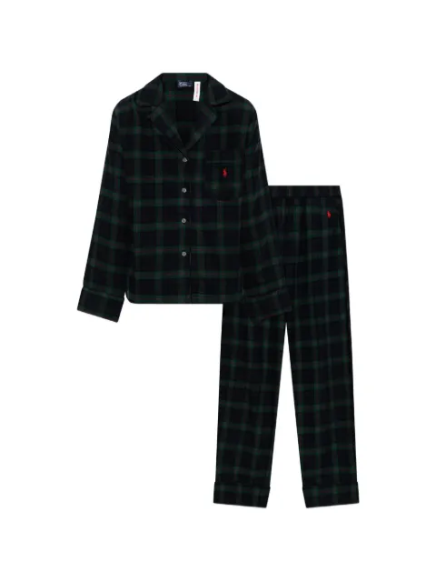 Polo Ralph Lauren tartan-print cotton pajamas