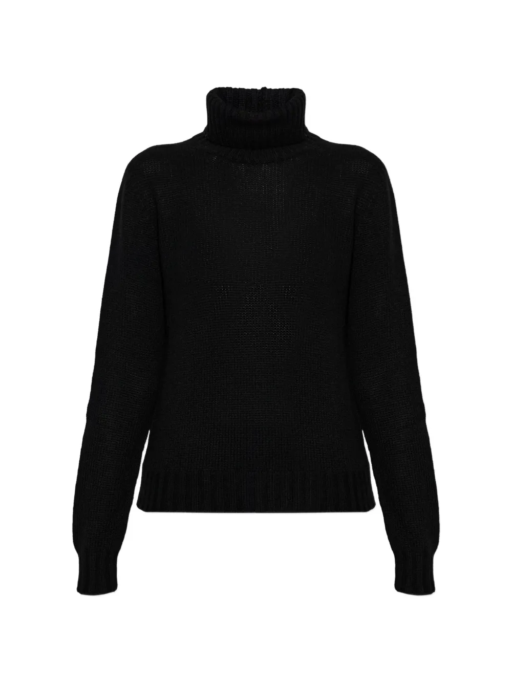 Fabiana Filippi ribbed-knit turtleneck sweater - Nero