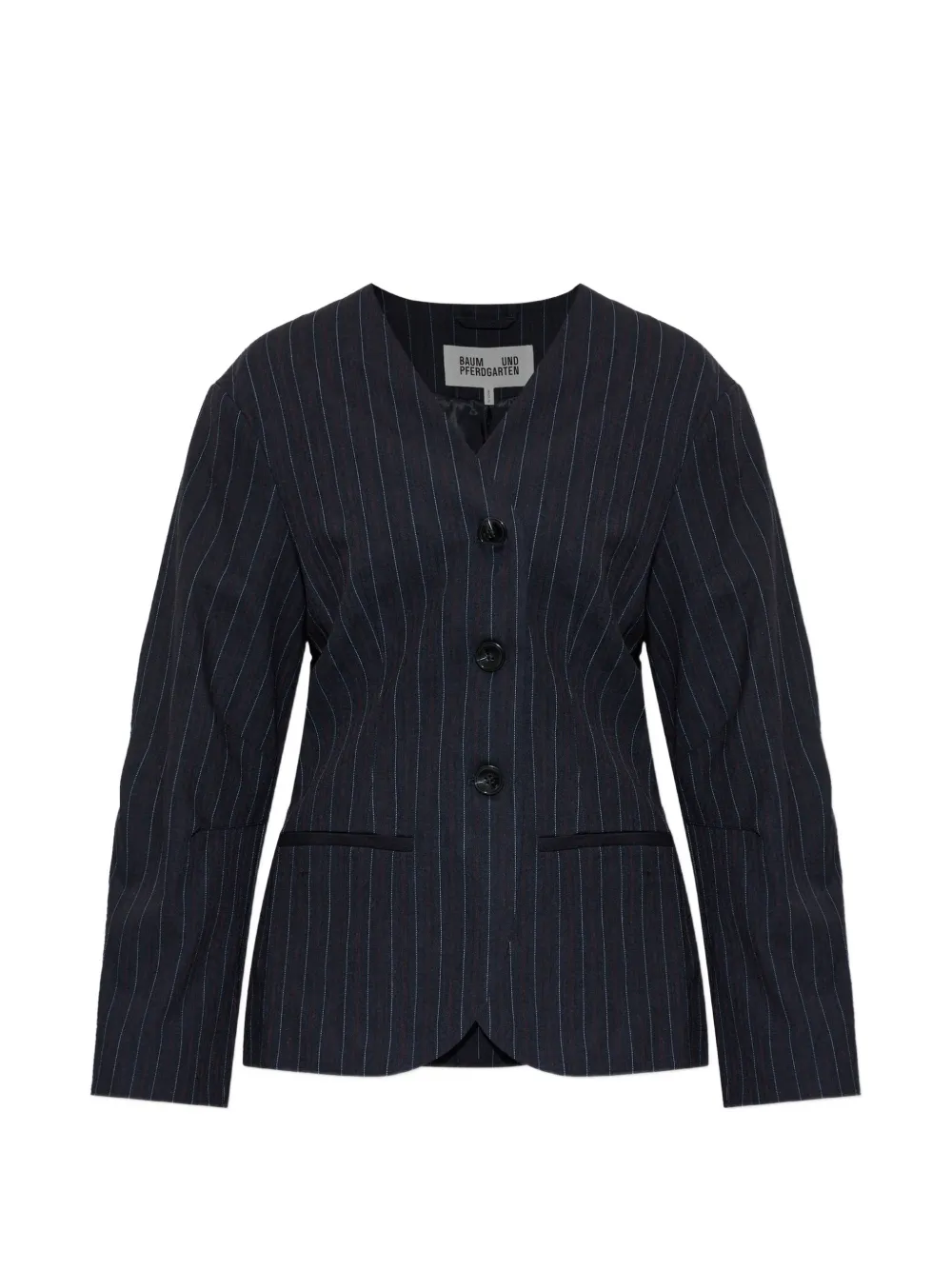 Baum Und Pferdgarten Botilma pinstripe-pattern blazer - Blu