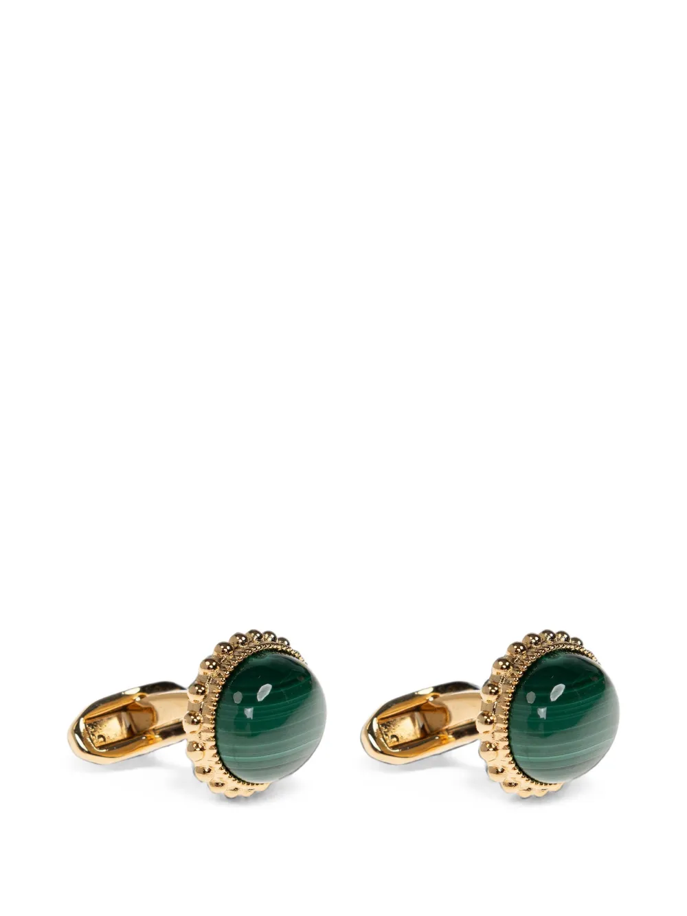 Dolce & Gabbana cabochon-embellished beaded cufflinks - Gold