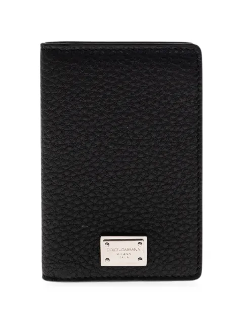 Dolce & Gabbana Kartenetui mit Logo-Schild