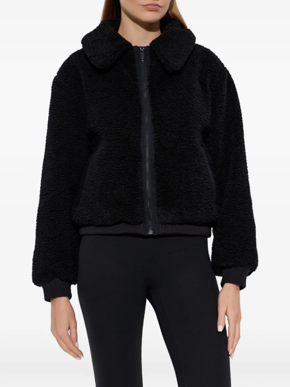 Canada Goose Willa jack met fleece textuur Zwart
