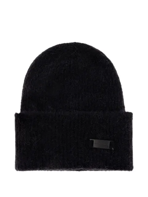 Canada Goose gorro tejido de canalé con placa del logo