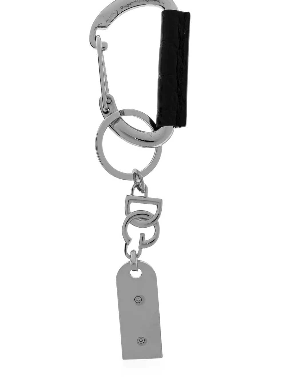 Dolce & Gabbana Sleutelhanger met logo Zilver