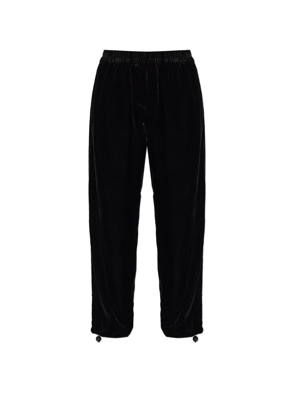 Baum Und Pferdgarten Nazan velvet-texture track pants - Nero