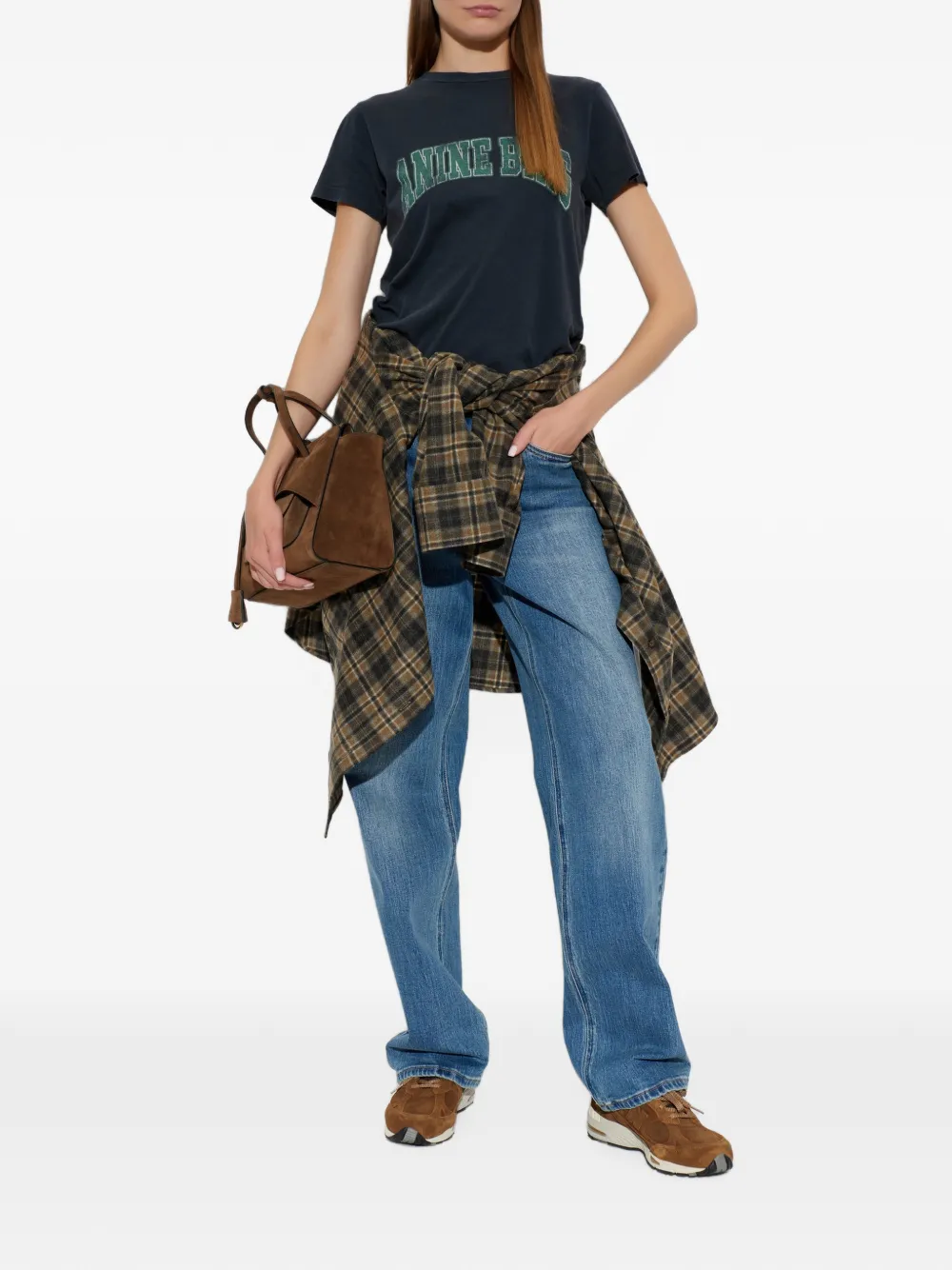 ANINE BING Shelley T-shirt Zwart