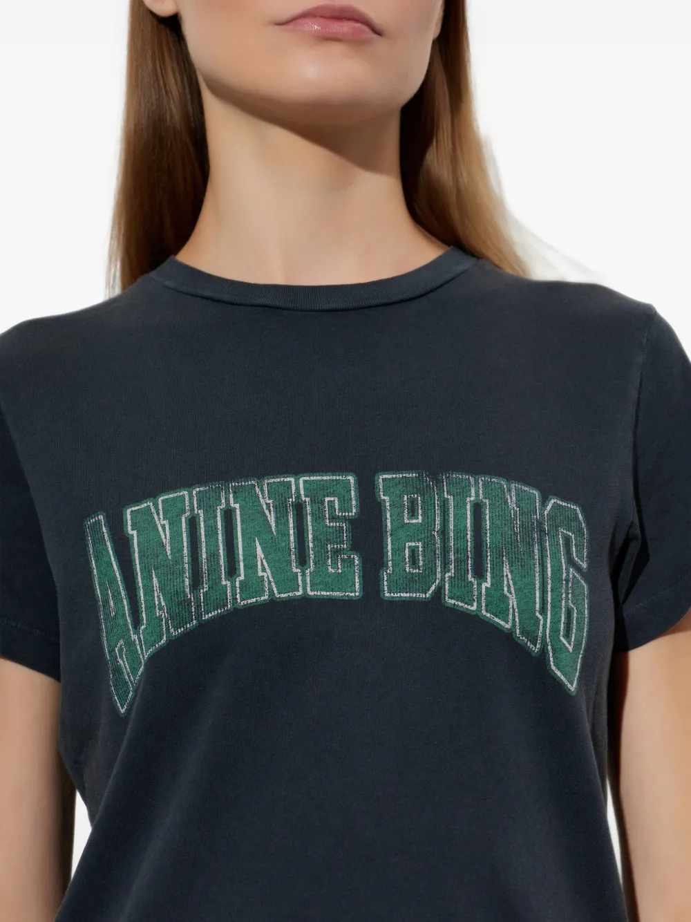 ANINE BING Shelley T-shirt Zwart