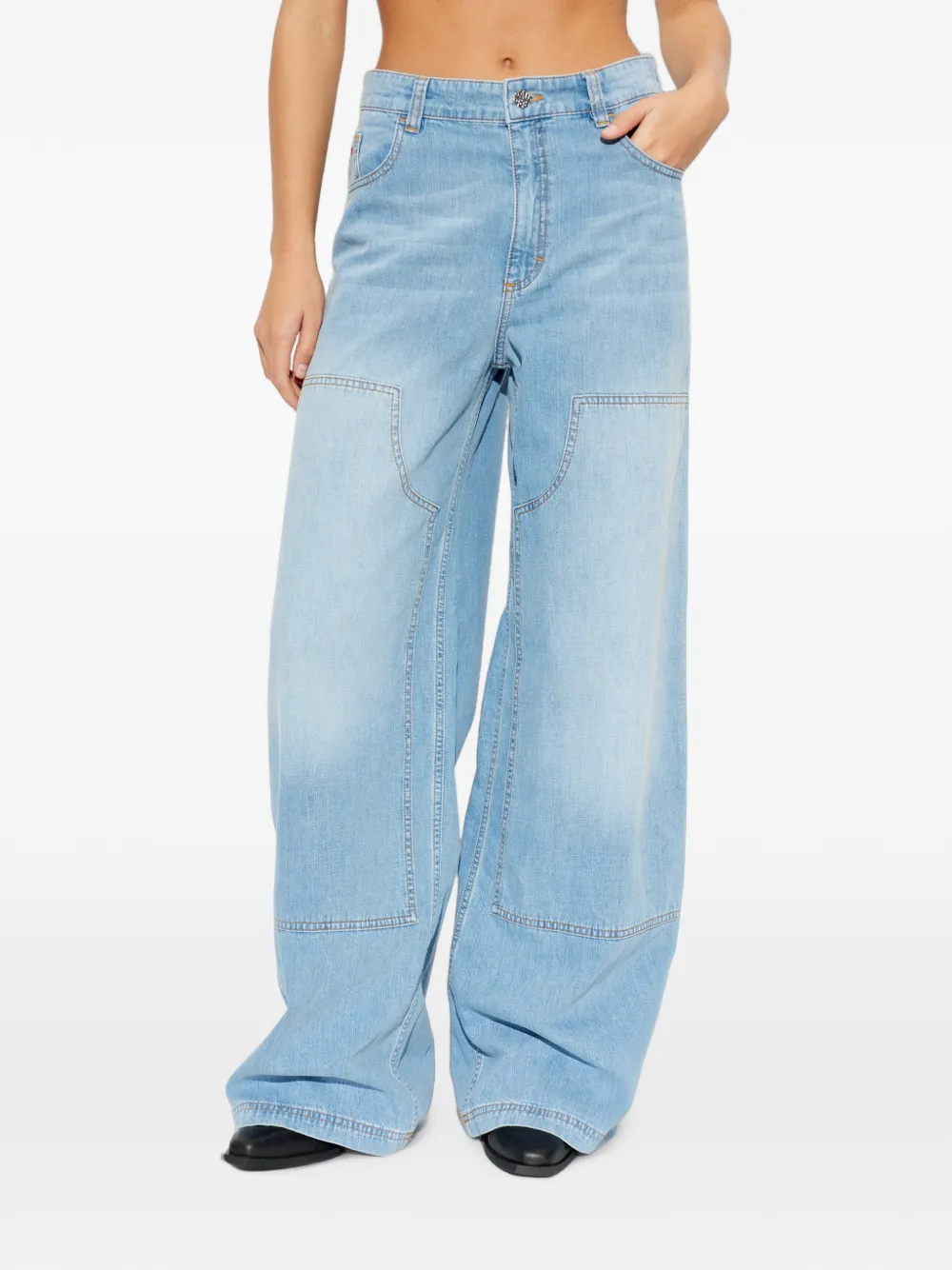 Baum Und Pferdgarten Namra jeans met vlakken Blauw