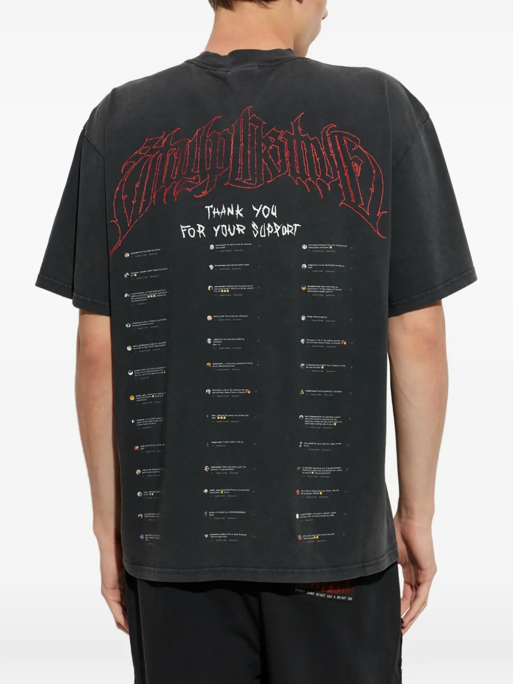 44 LABEL GROUP SP 2.0 T-shirt met grafische print Zwart