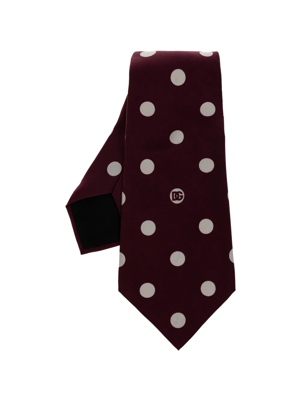 Dolce & Gabbana polka-dot-print silk-twill tie