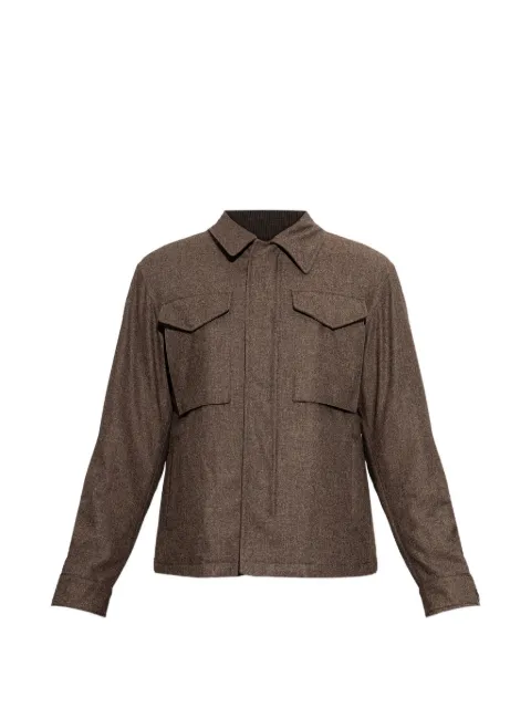 Eleventy pocket-detail insulated jacket