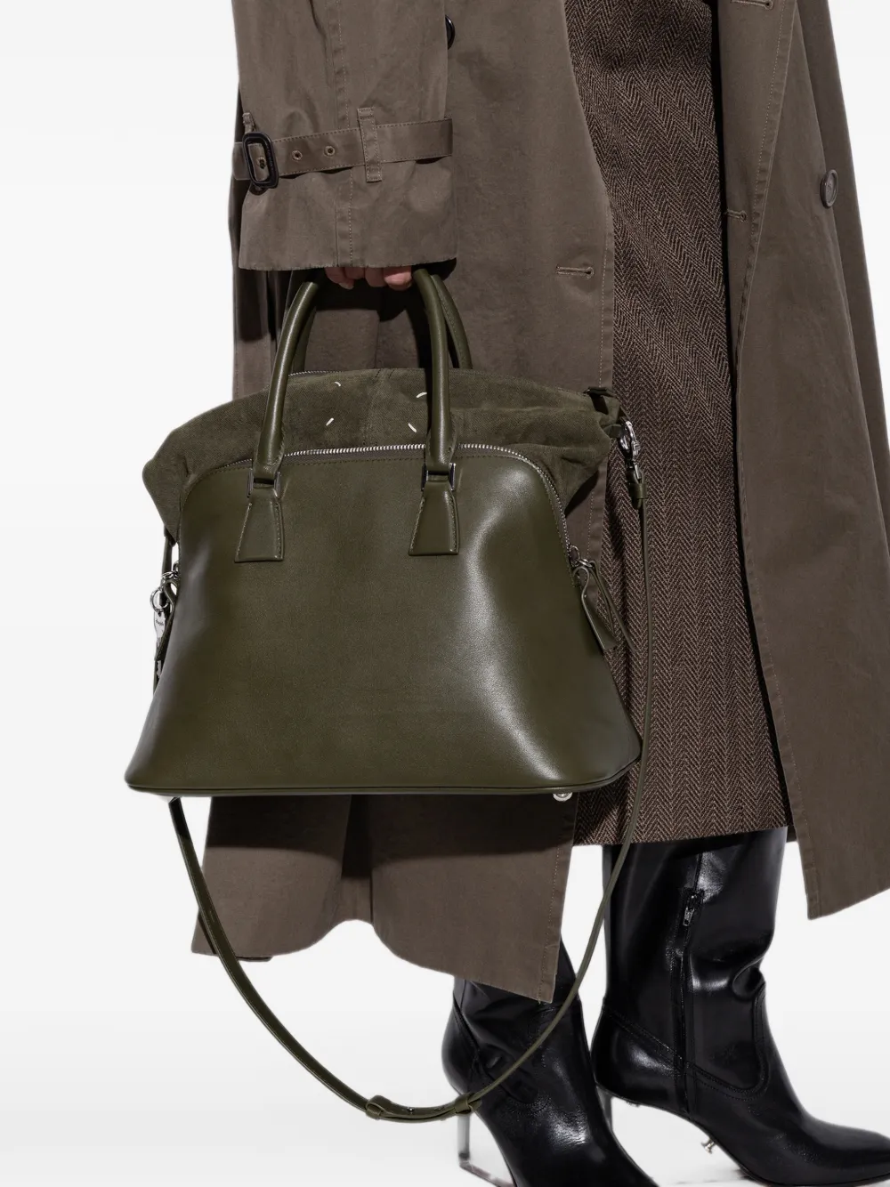 Maison Margiela 5AC Soft medium tote bag Groen