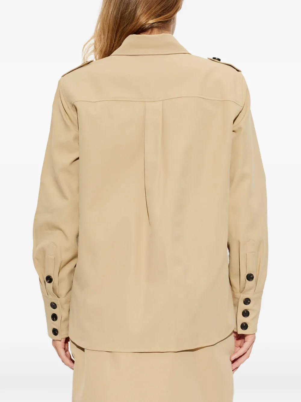Baum Und Pferdgarten Meva blouse met epauletten Beige