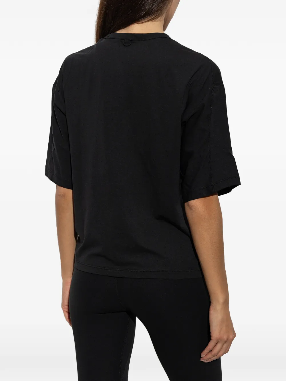 Nike T-shirt met zijsplit Zwart