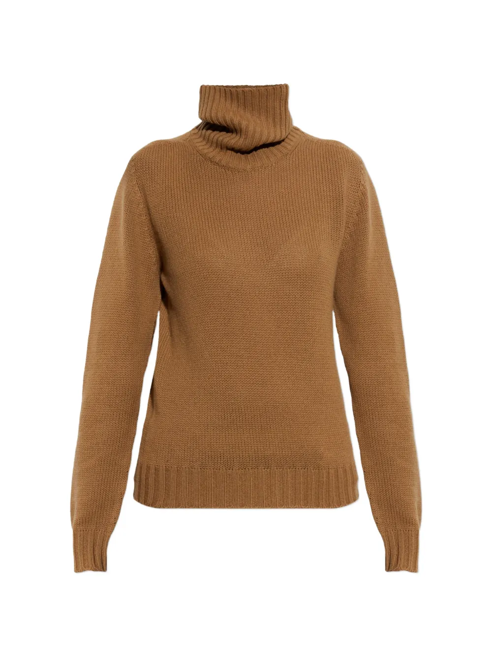 Fabiana Filippi ribbed-knit cashmere sweater - Marrone