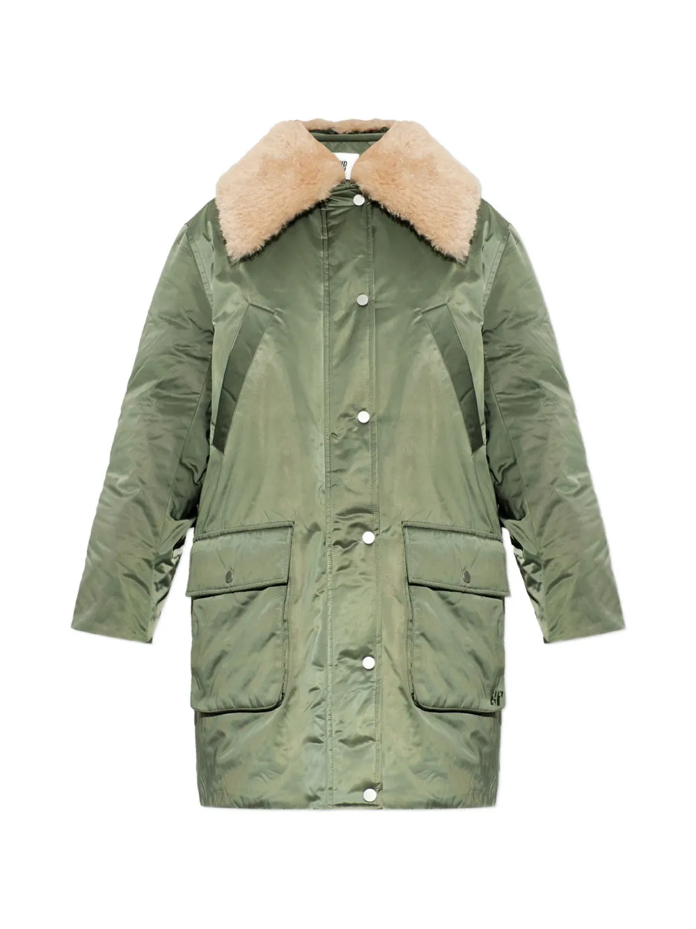 Baum Und Pferdgarten Daimi faux-shearling collar jacket - Verde