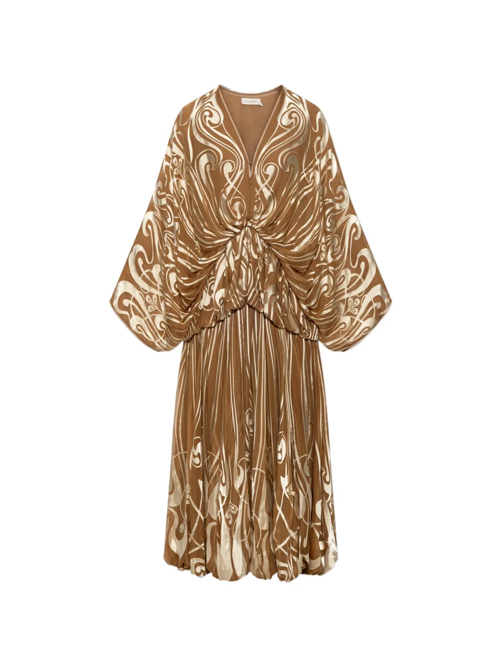 ZIMMERMANN Momentum patterned silk maxi dress - Marron ZIMMERMANN Momentum patterned silk maxi dress - Marron