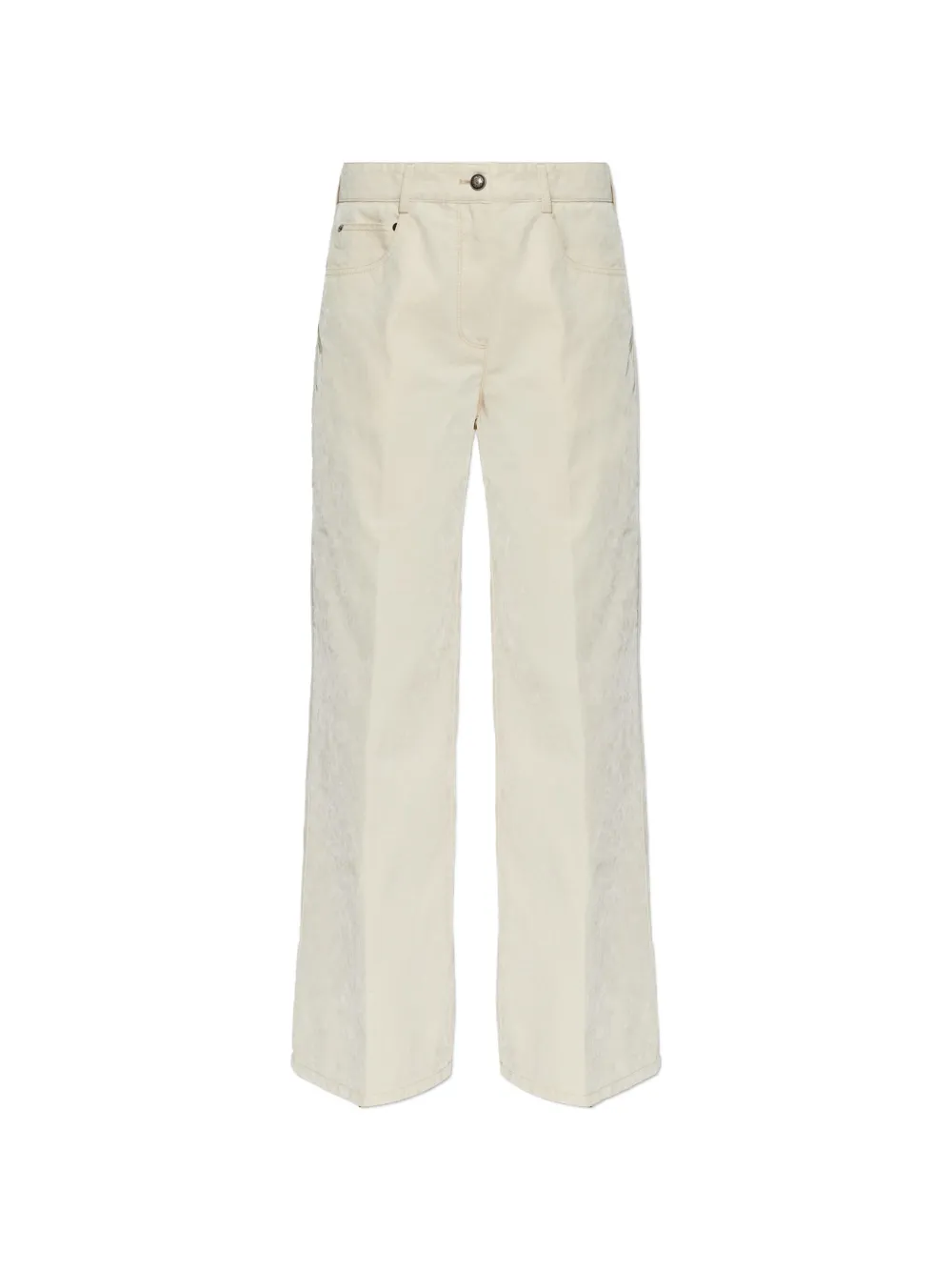Forte Forte velvet straight-leg trousers - Toni neutri