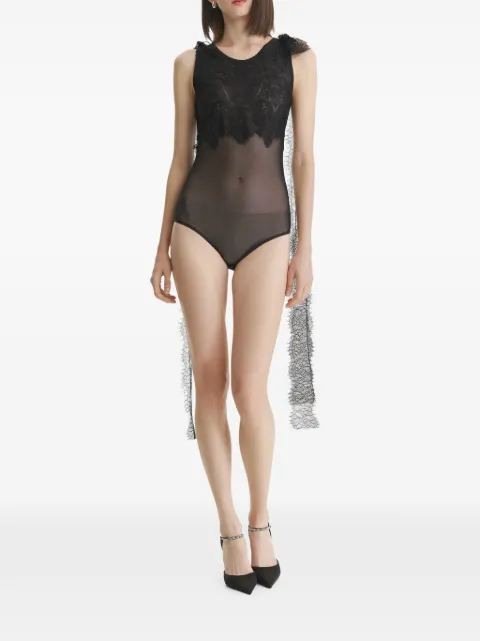 2310 STUDIO lace-panelled bodysuit
