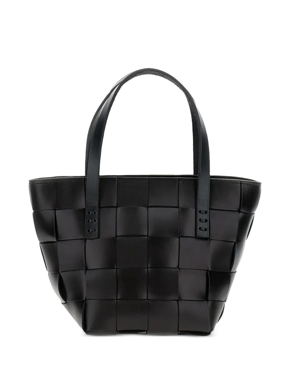 DRAGON DIFFUSION Japan handgeweven mini-shopper Zwart