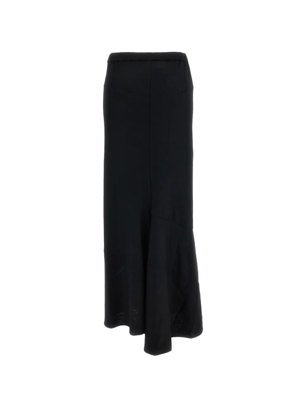 Junya Watanabe panelled asymmetric midi skirt Zwart