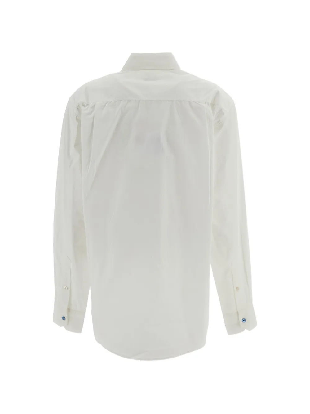 BODE Button Jar embellished pintuck-pleat shirt - Blanc BODE Button Jar embellished pintuck-pleat shirt - Blanc