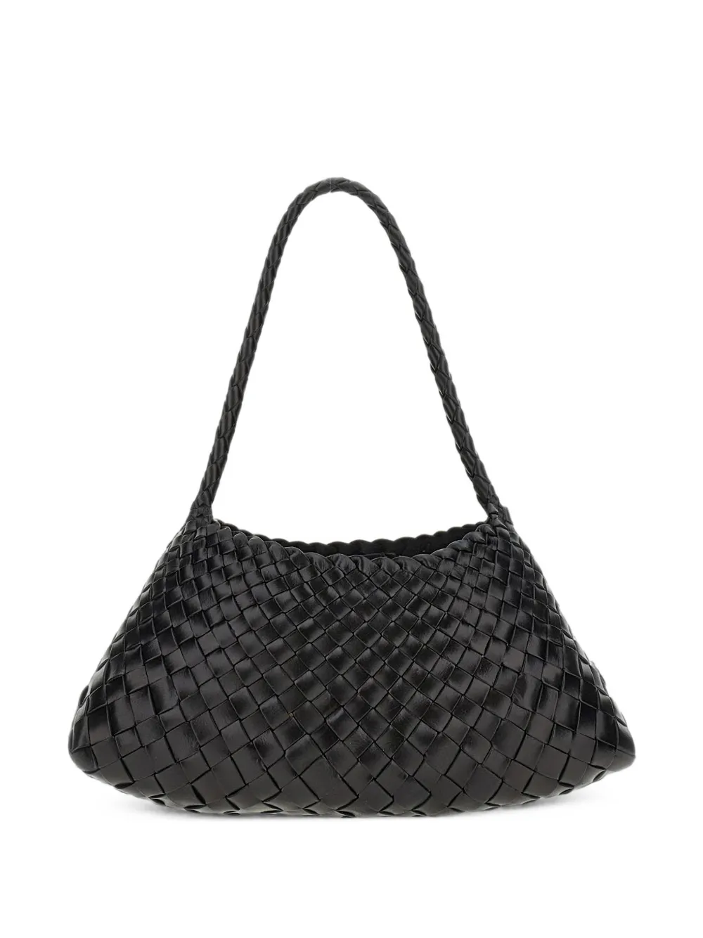 DRAGON DIFFUSION Rosanna woven shoulder bag - Nero