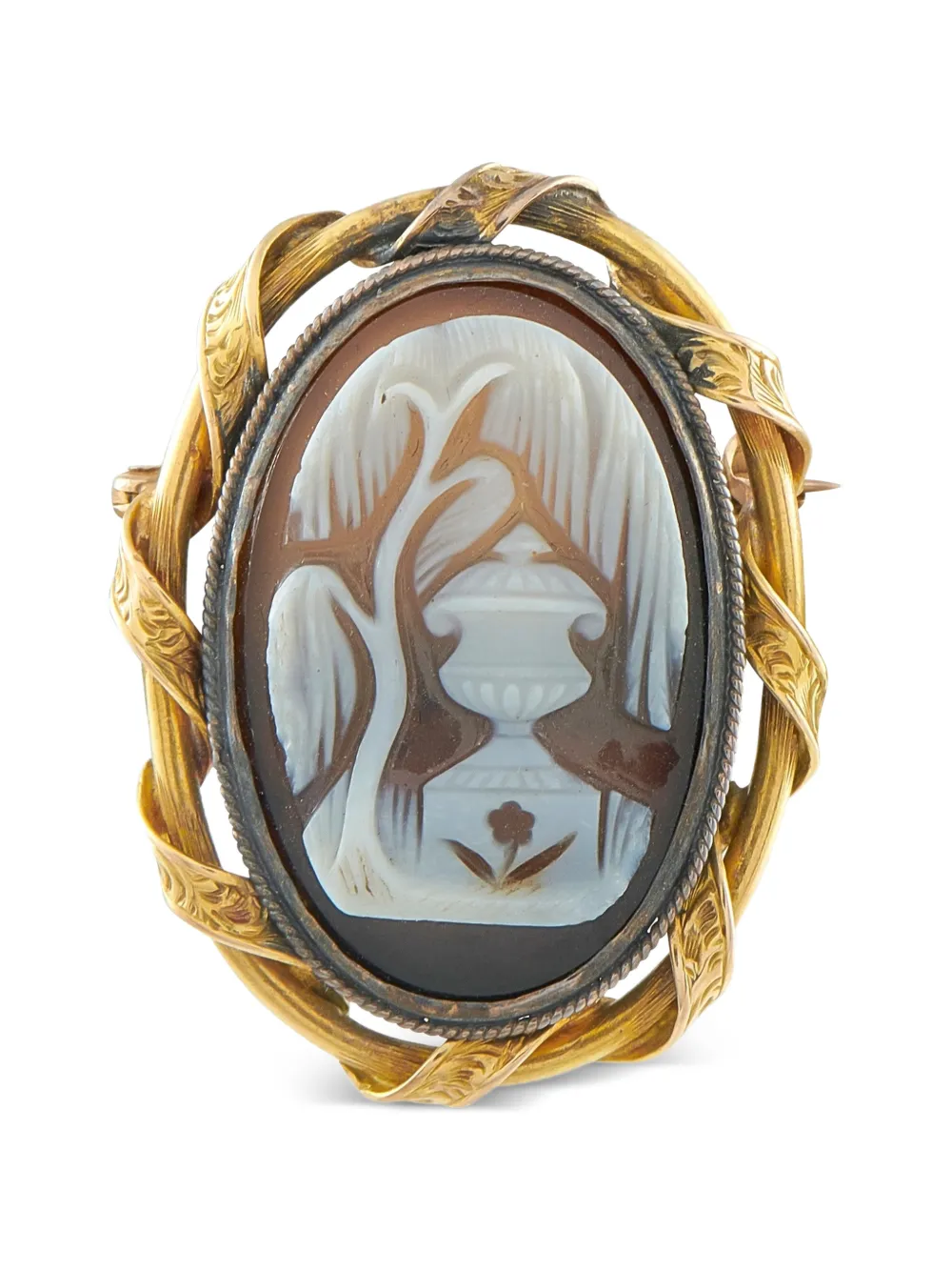 LB Exclusive hardstone cameo brooch - Oro