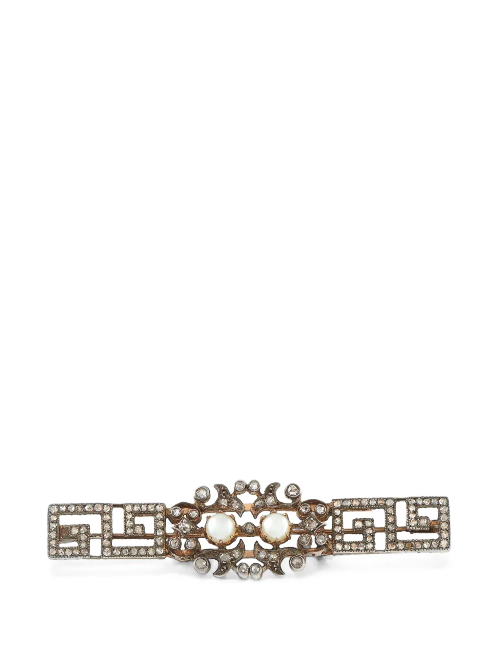 LB Exclusive diamond and pearl brooch - Rosa