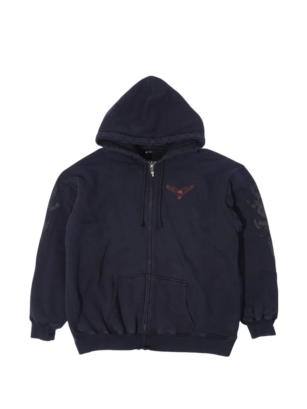 Chrome Hearts Foti Mahalia zip-up hoodie - Black