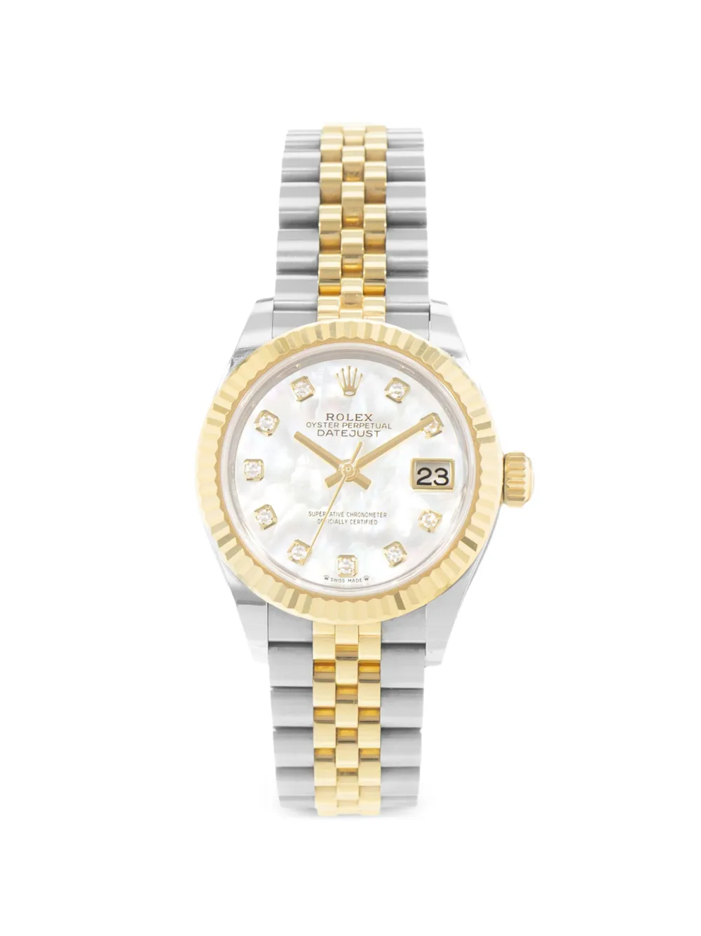 Rolex Datejust 28mm watch - Weiß