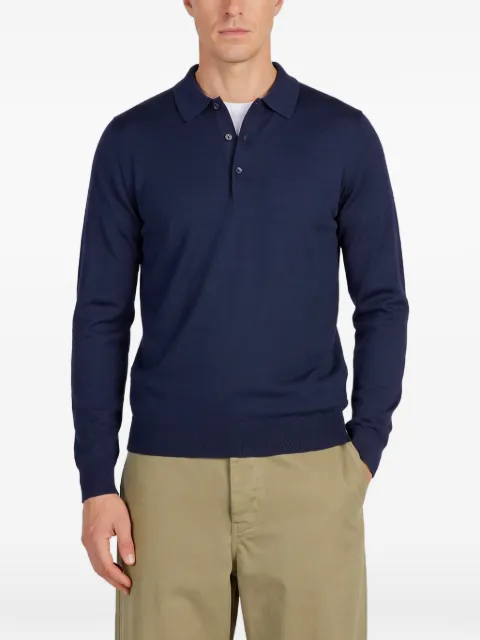 John Smedley Belper wool polo shirt