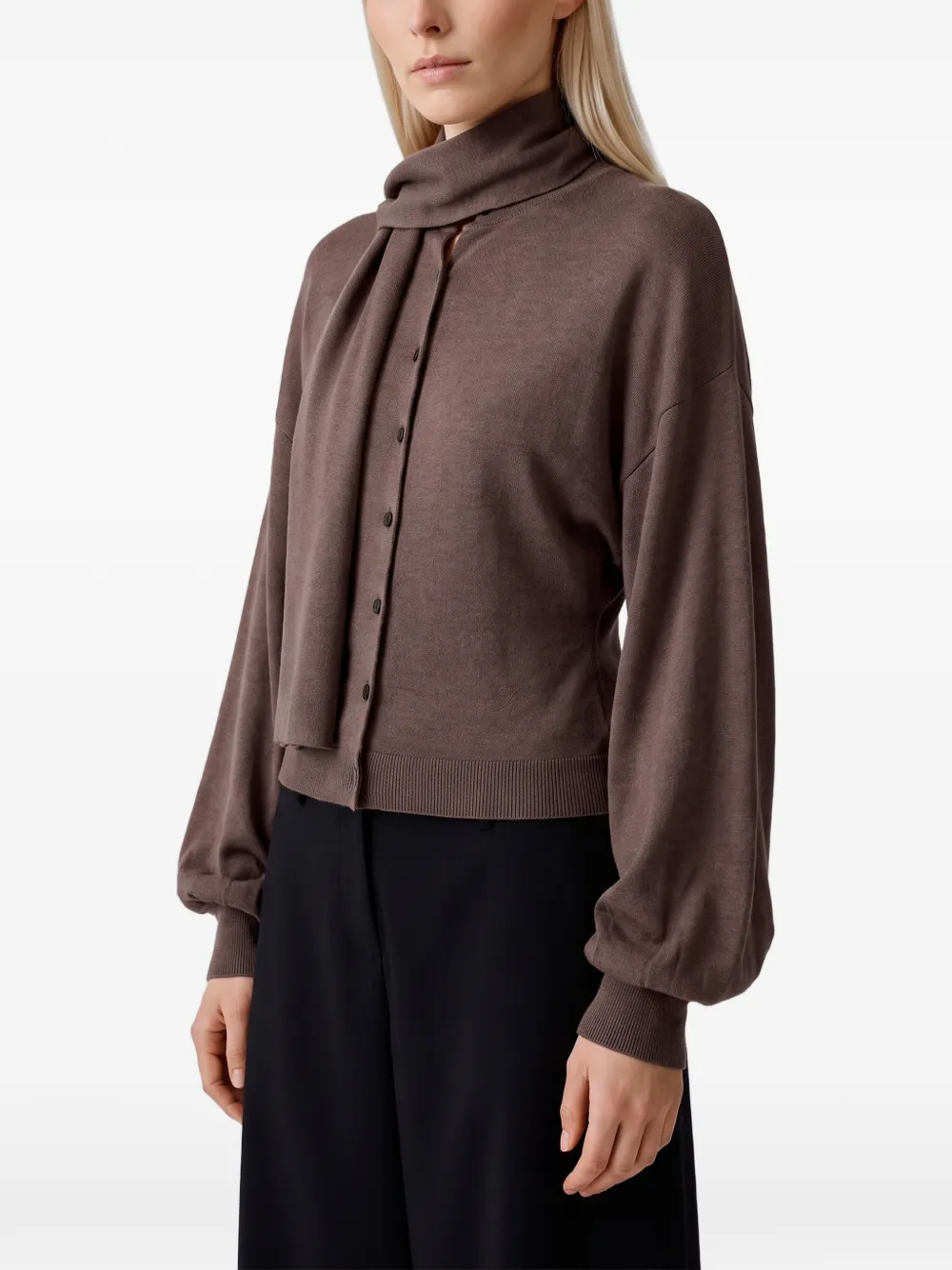 Jacquemus The Losange vest Bruin