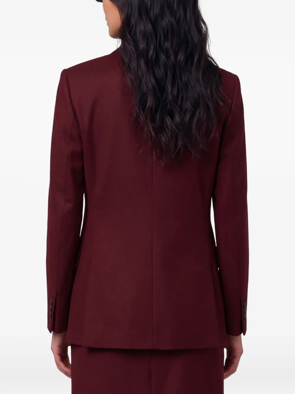 Max Mara Scenico blazer met dubbele rij knopen Paars