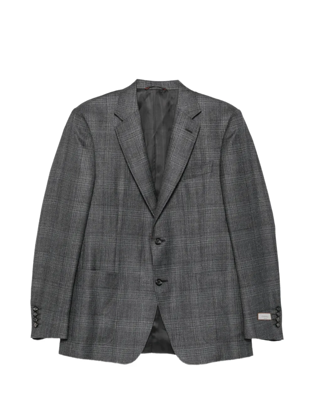 Canali notched-lapel blazer - Grigio