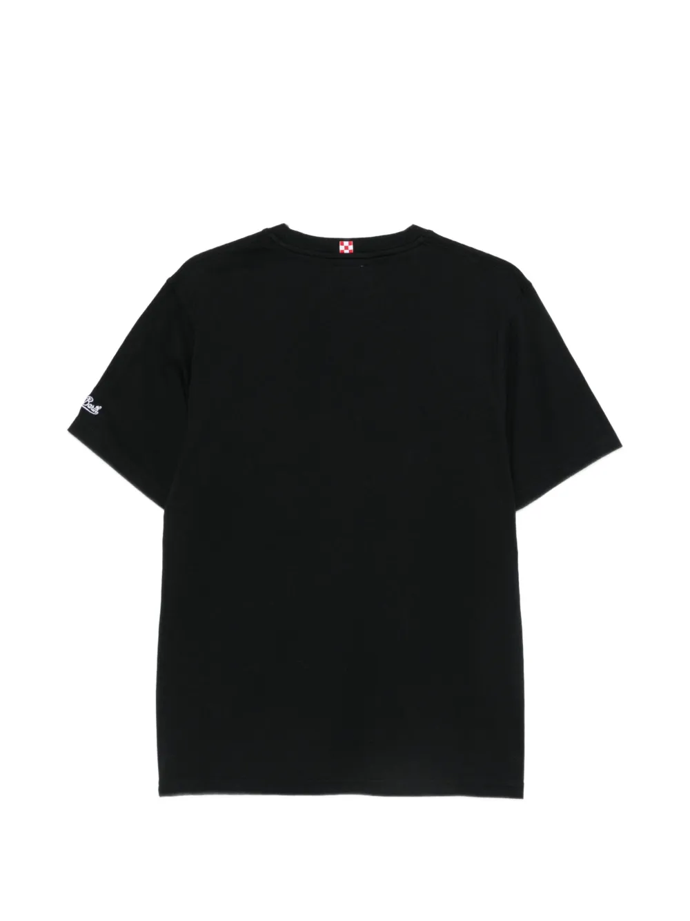 MC2 Saint Barth Arnott embroidered cotton T-shirt Zwart