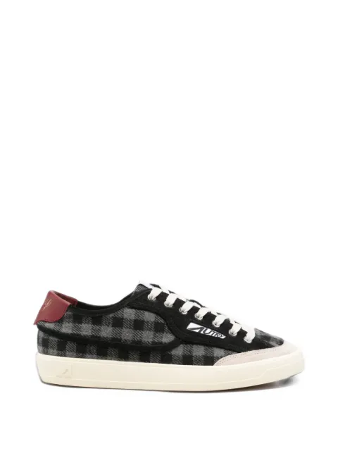 Autry Windscape check-pattern leather sneakers