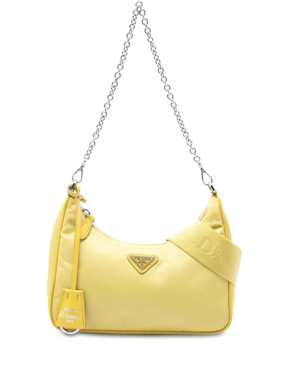 Prada Pre-Owned 2005 Mini Tessuto Re Edition 2005 satchel - Yellow