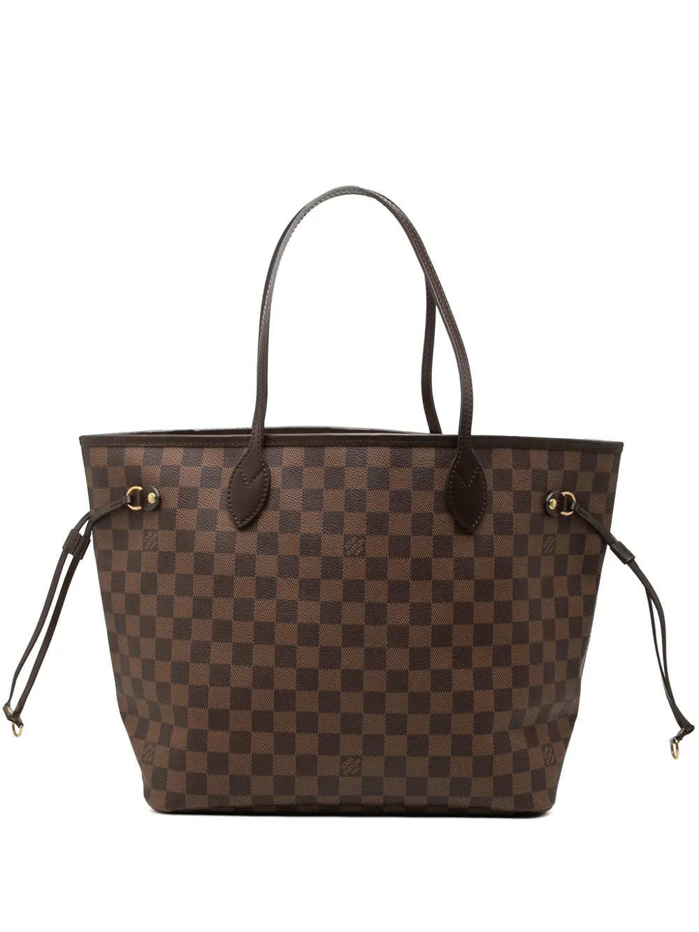 Louis Vuitton Pre-Owned 2012 Damier Ebene Neverfull MM tote bag - Brown