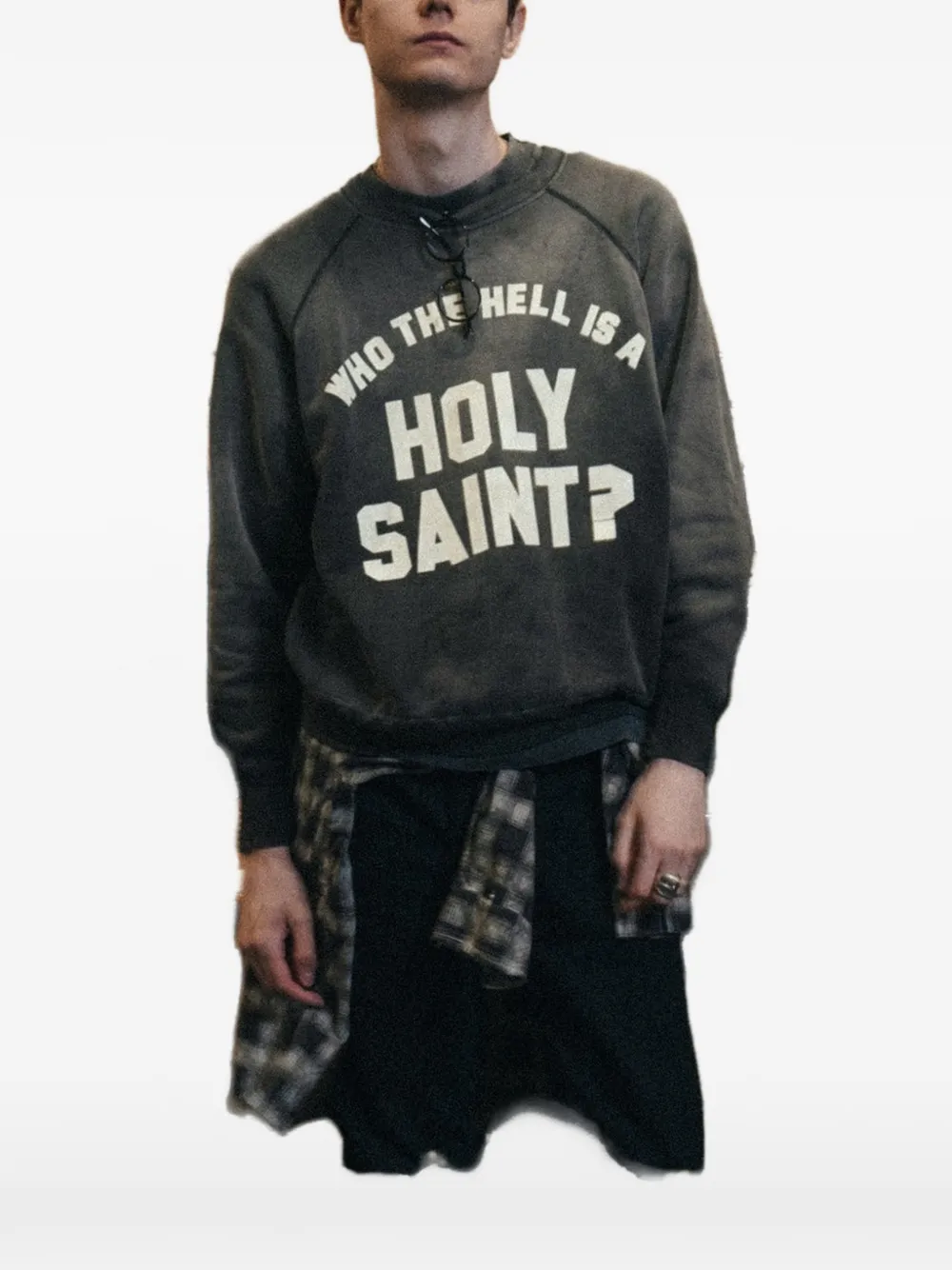 SAINT MXXXXXX Holy Saint sweater Zwart