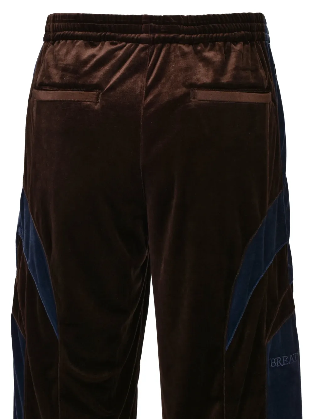 BREATH Trainingsbroek met geborduurd logo Bruin