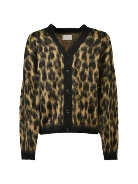 CEDARWOOD leopard-print cardigan