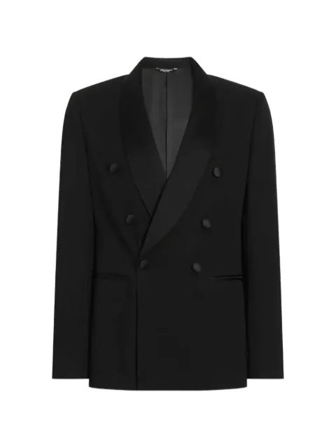 Dolce & Gabbana double-breasted Tuxedo jacket in techno gabardine