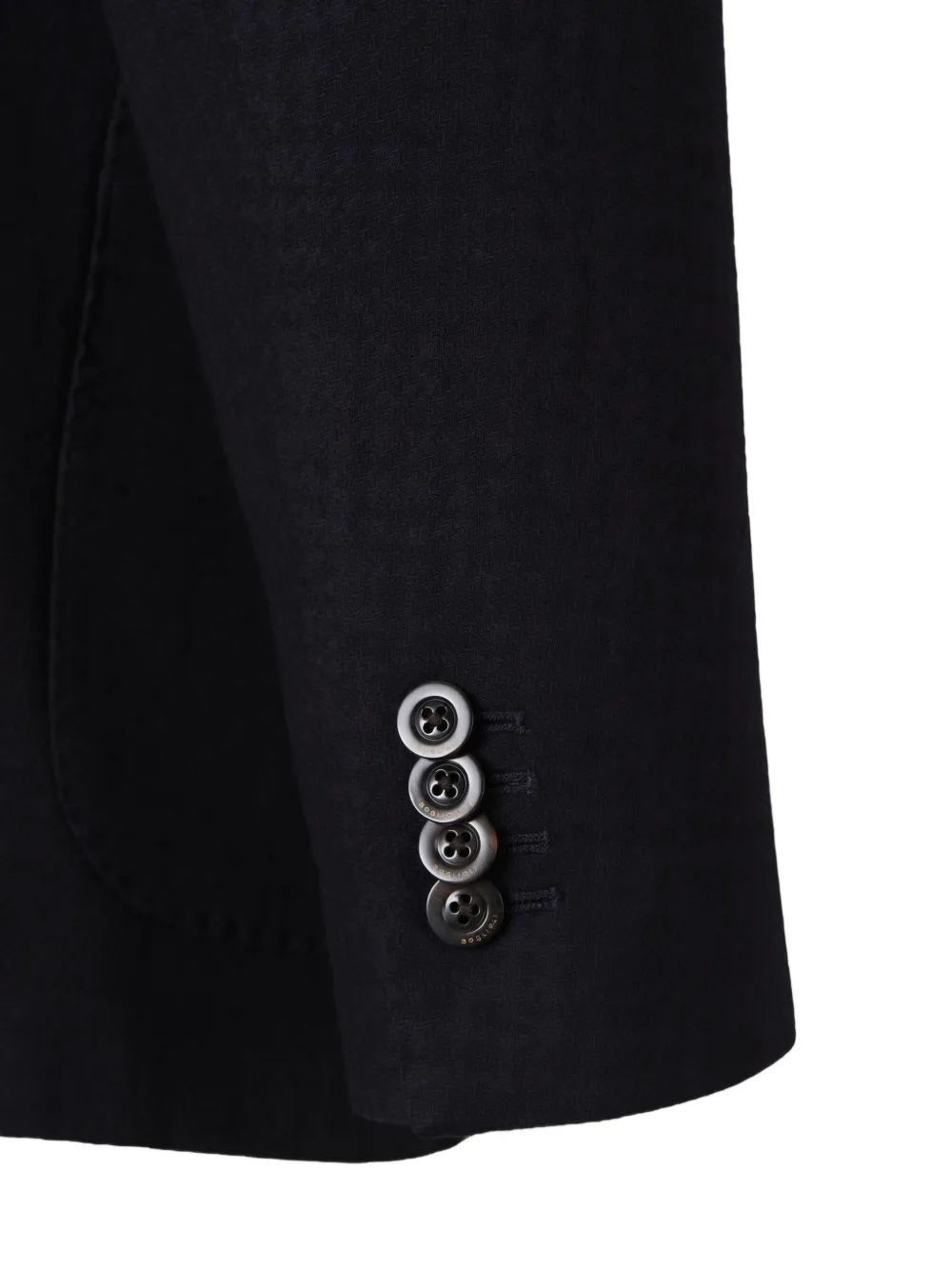 Boglioli Blazer met pied-de-poule print Blauw