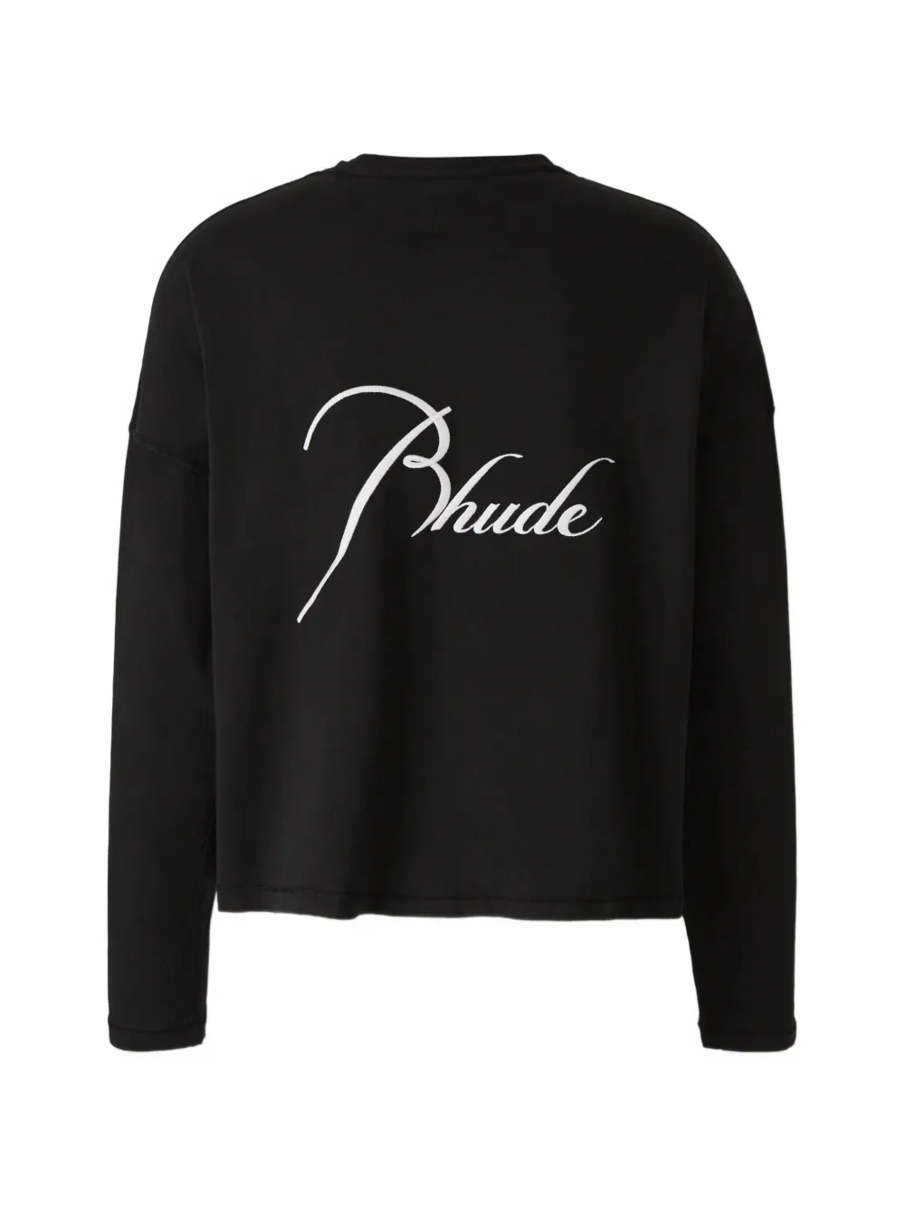 RHUDE T-shirt met logoprint Zwart