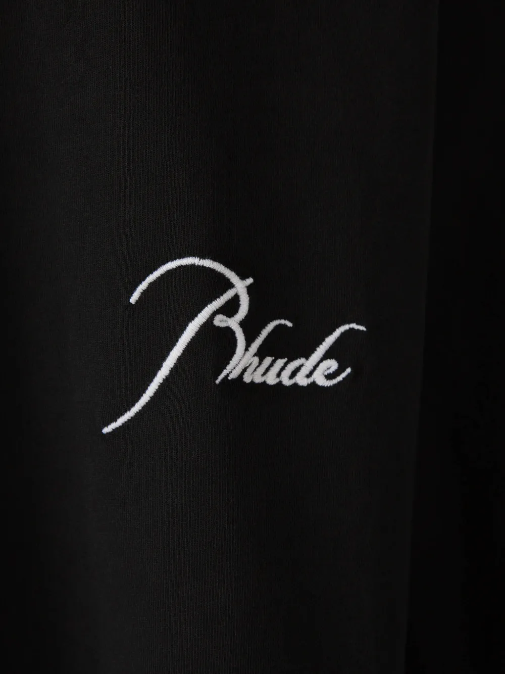 RHUDE T-shirt met logoprint Zwart
