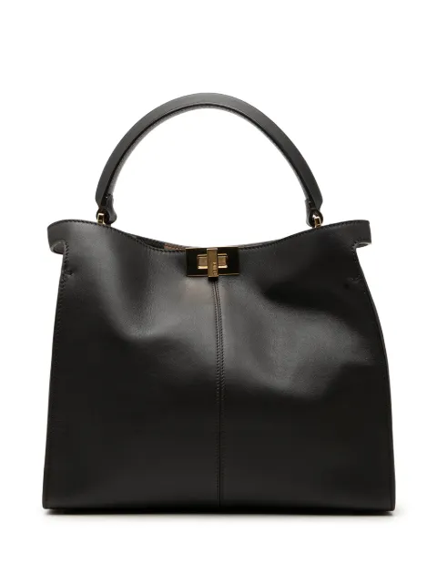 Fendi Pre-Owned 2010-2026 Medium Calfskin Peekaboo X Lite satchel