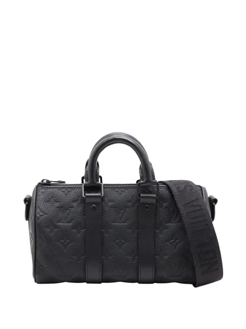 Louis Vuitton Pre-Owned bolso satchel Keepall Bandouliere 25 de cuero taurillon con monograma 2021-2026
